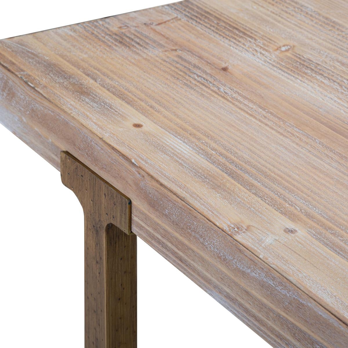 Ankara Industrial Dining Table in Wood and Metal 180x90 cm — 3