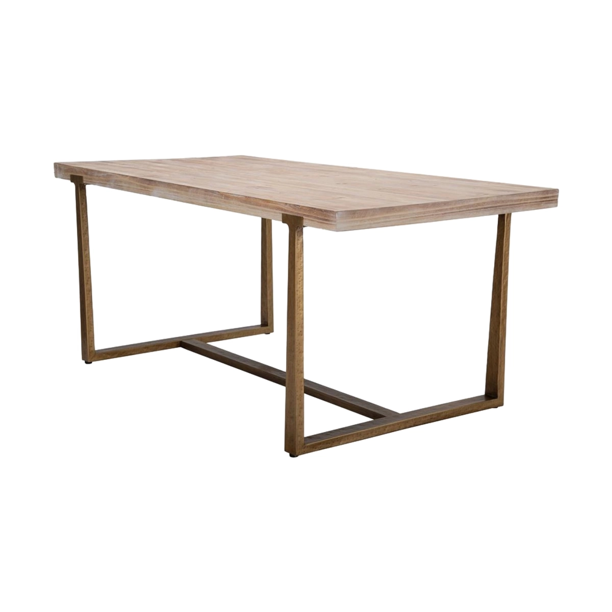 Ankara Industrial Dining Table in Wood and Metal 180x90 cm — 6