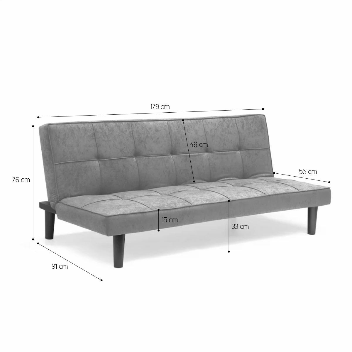 Giada Modus Sofà 2-Seater Fabric Sofa Bed — 5