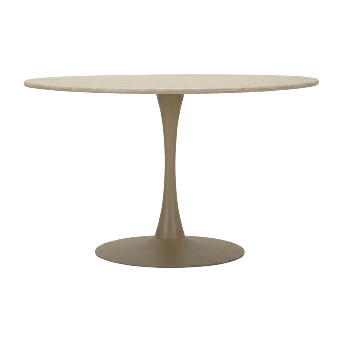 Stoccolma Round Dining Table 120 cm in MDF and Iron — 1