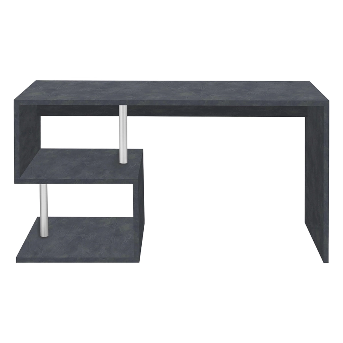 Modern Office Desk Design 140x60cm Antracite Esse 2 Report — 4