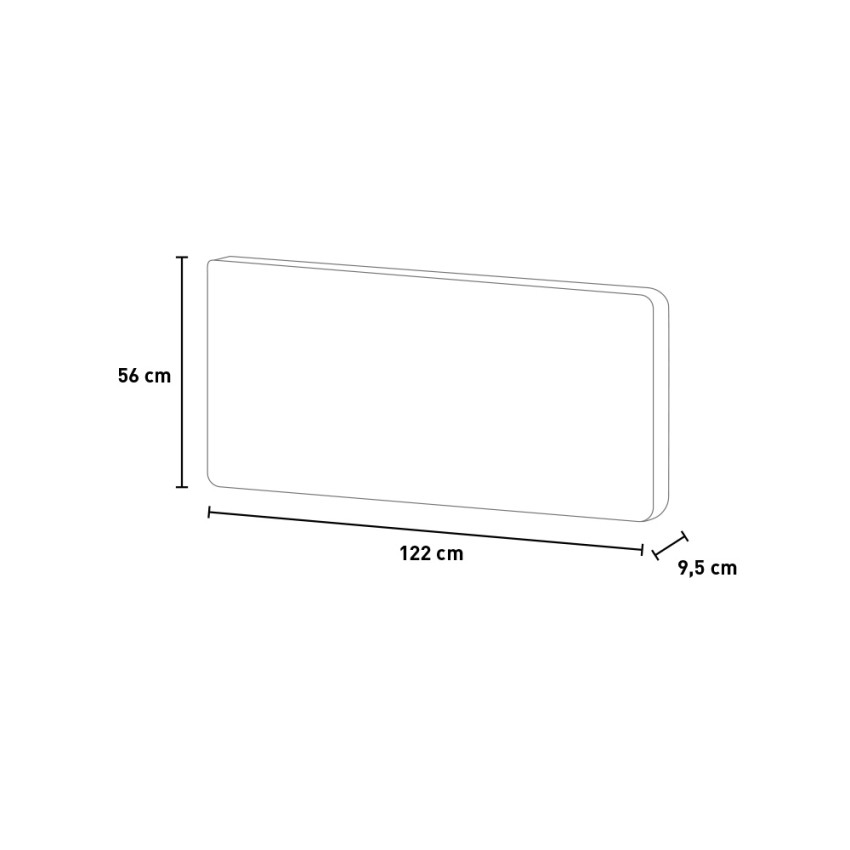Divina Fire Dallas Wall Mounted Electric Fireplace LED Flame — 13