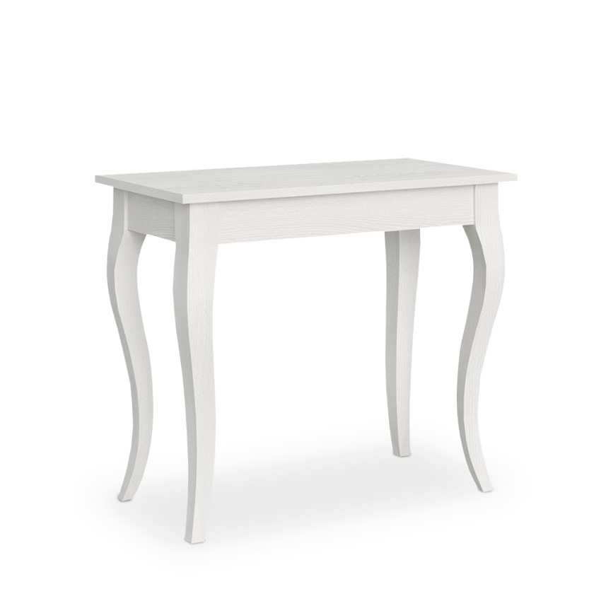 Extendable console table 90x48-204cm ash white Olanda Small Itamoby — 3