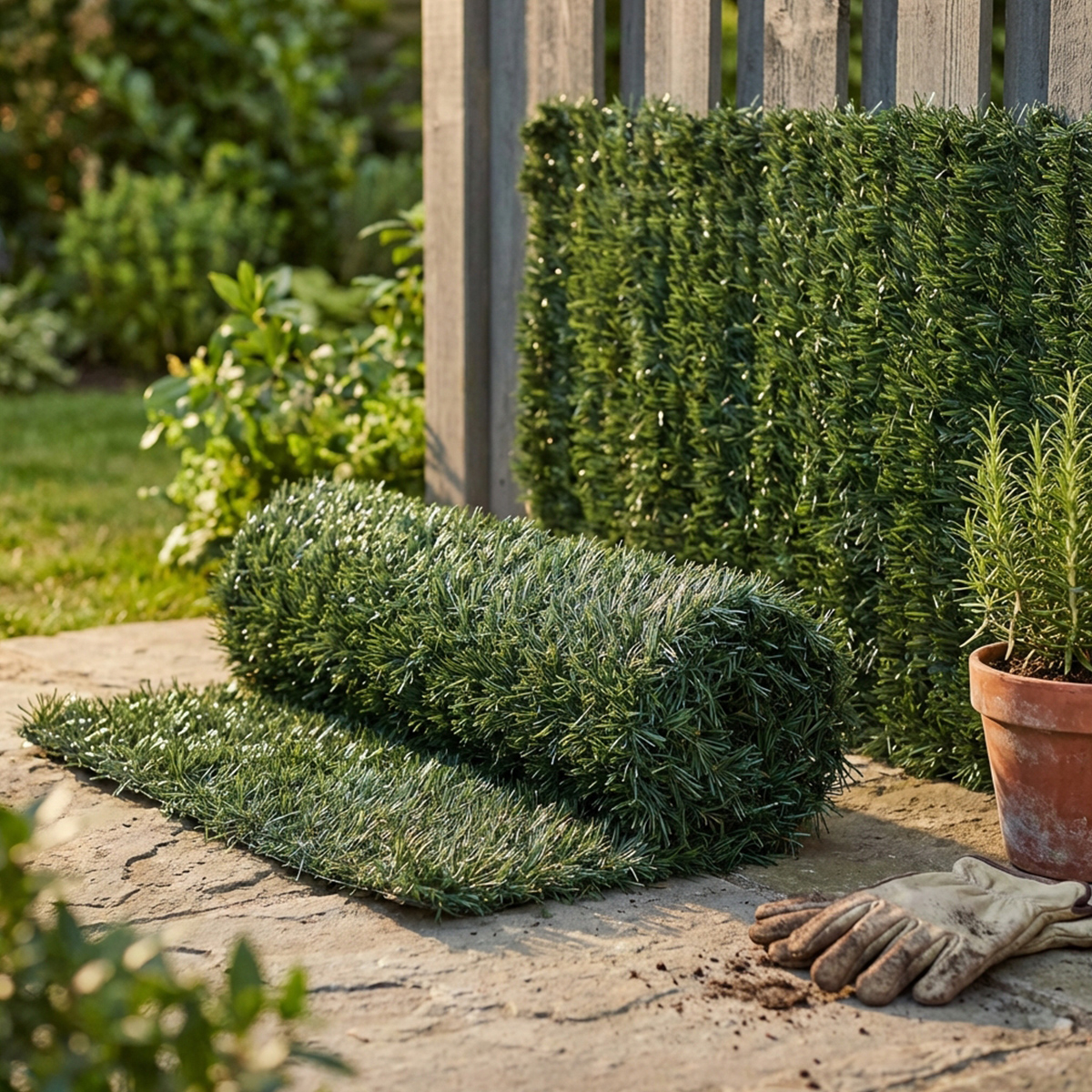 Artificial Pine Privacy Screening Fence 300x100 cm Cosma — 3