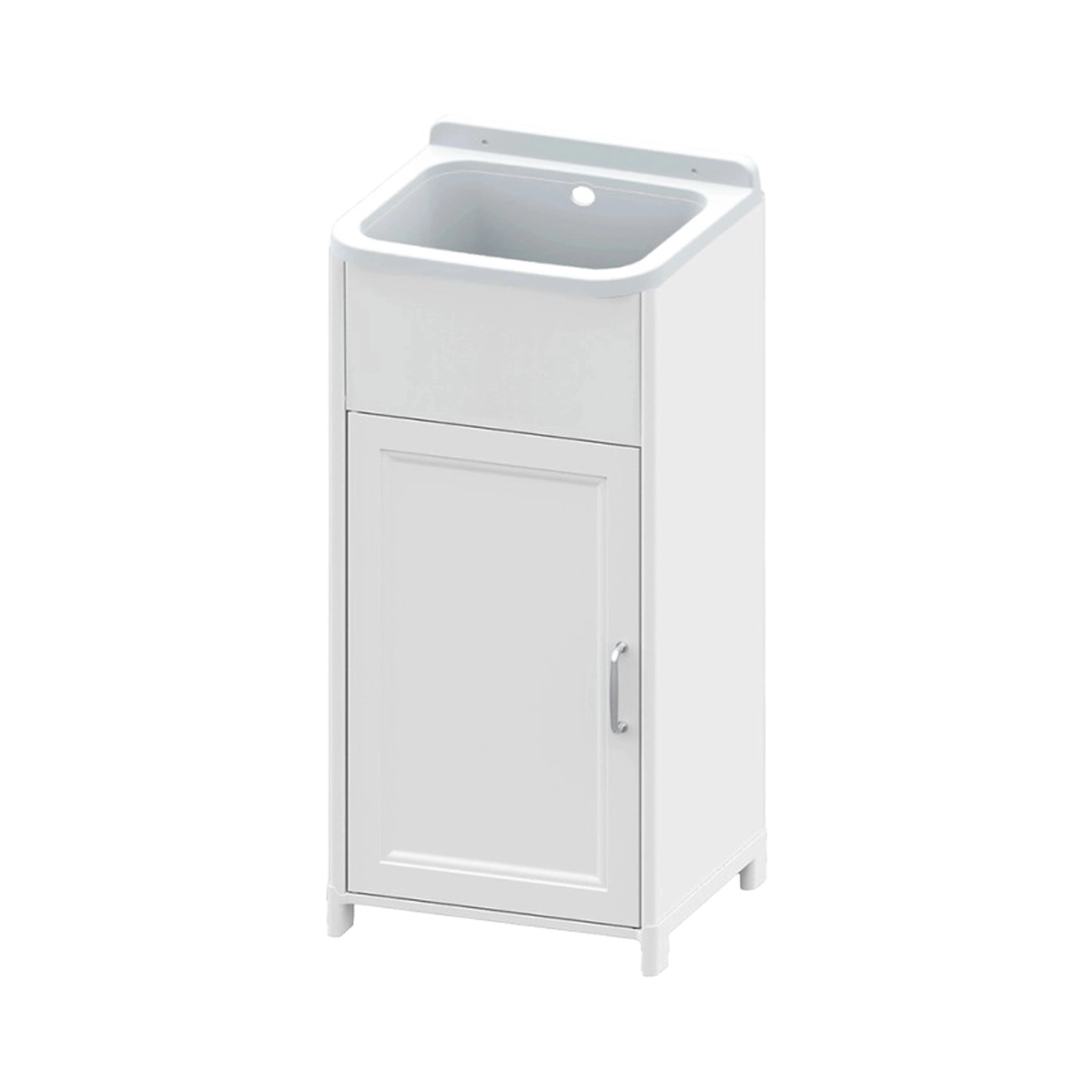 Mongardi Mini Indoor and Outdoor Laundry Cabinet in Resina 40x40 cm — 4