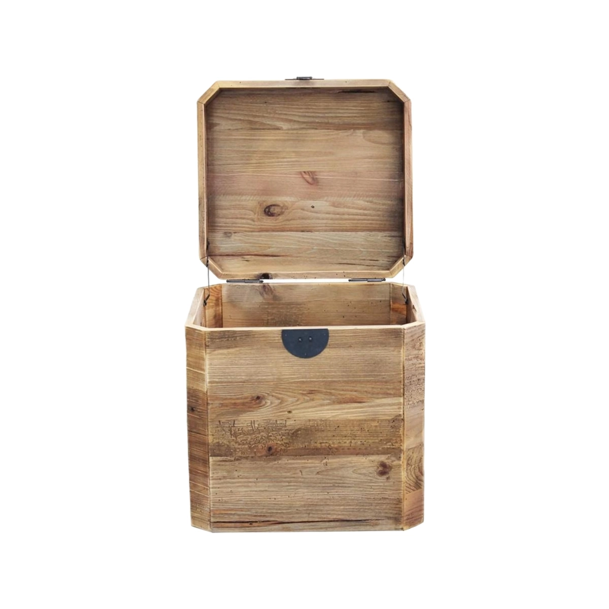 Irving Wooden Storage Trunk in Recycled Pine 52x48x55cm Cosma — 4