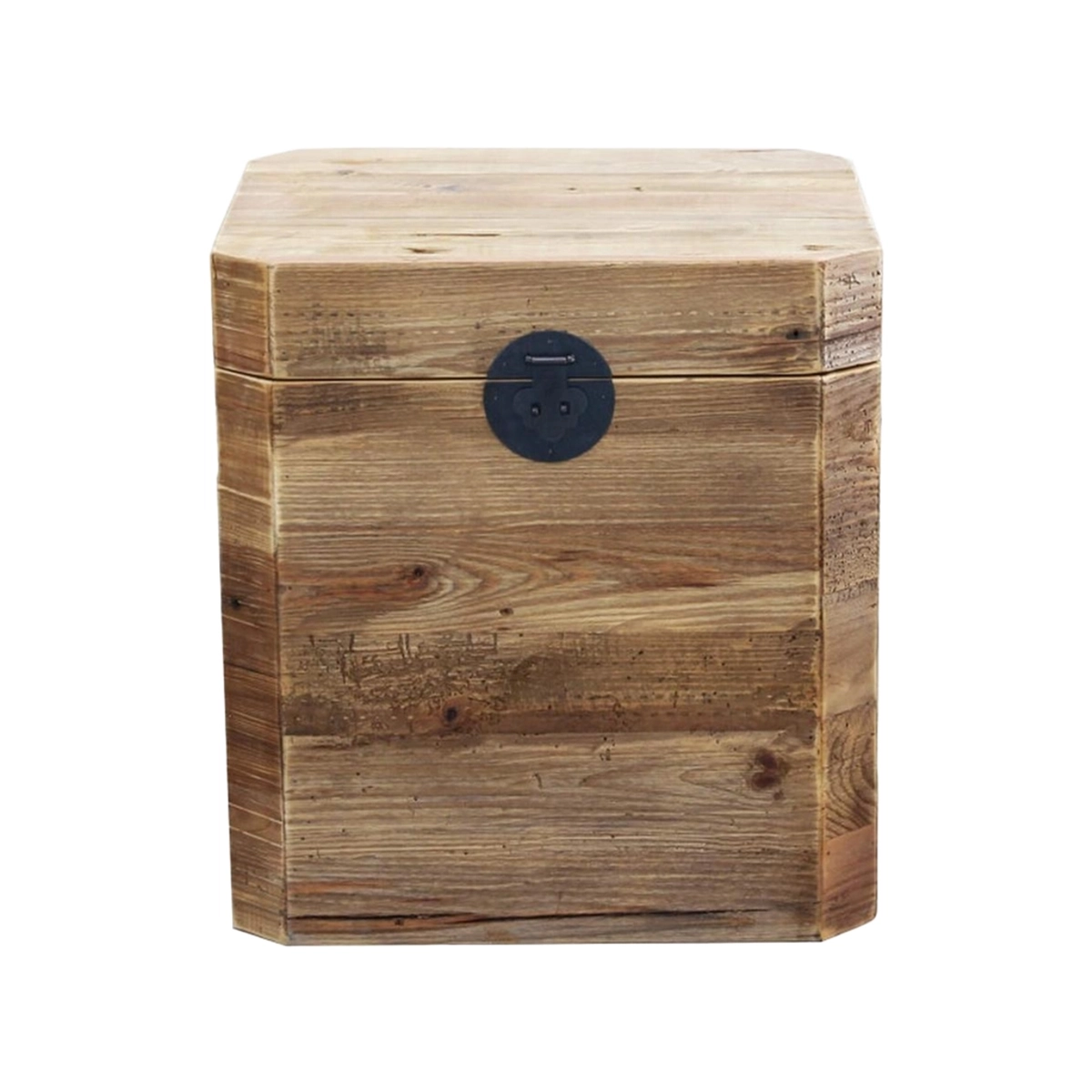 Irving Wooden Storage Trunk in Recycled Pine 52x48x55cm Cosma — 3