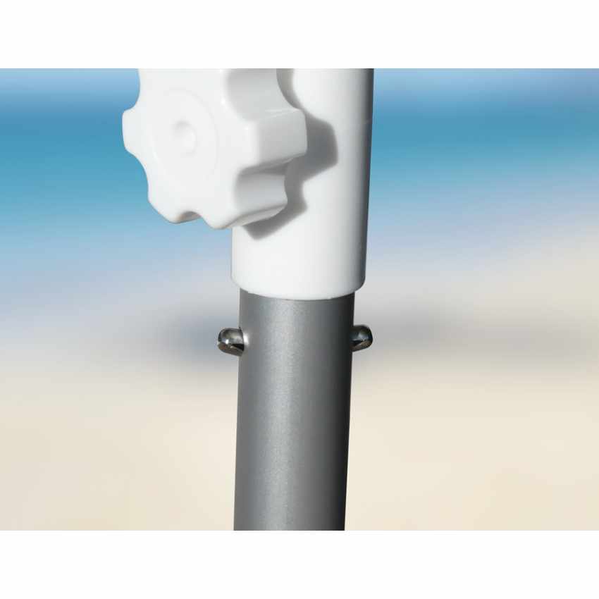 Beach umbrella 240 cm in windproof aluminium with UV protection Roma — 5