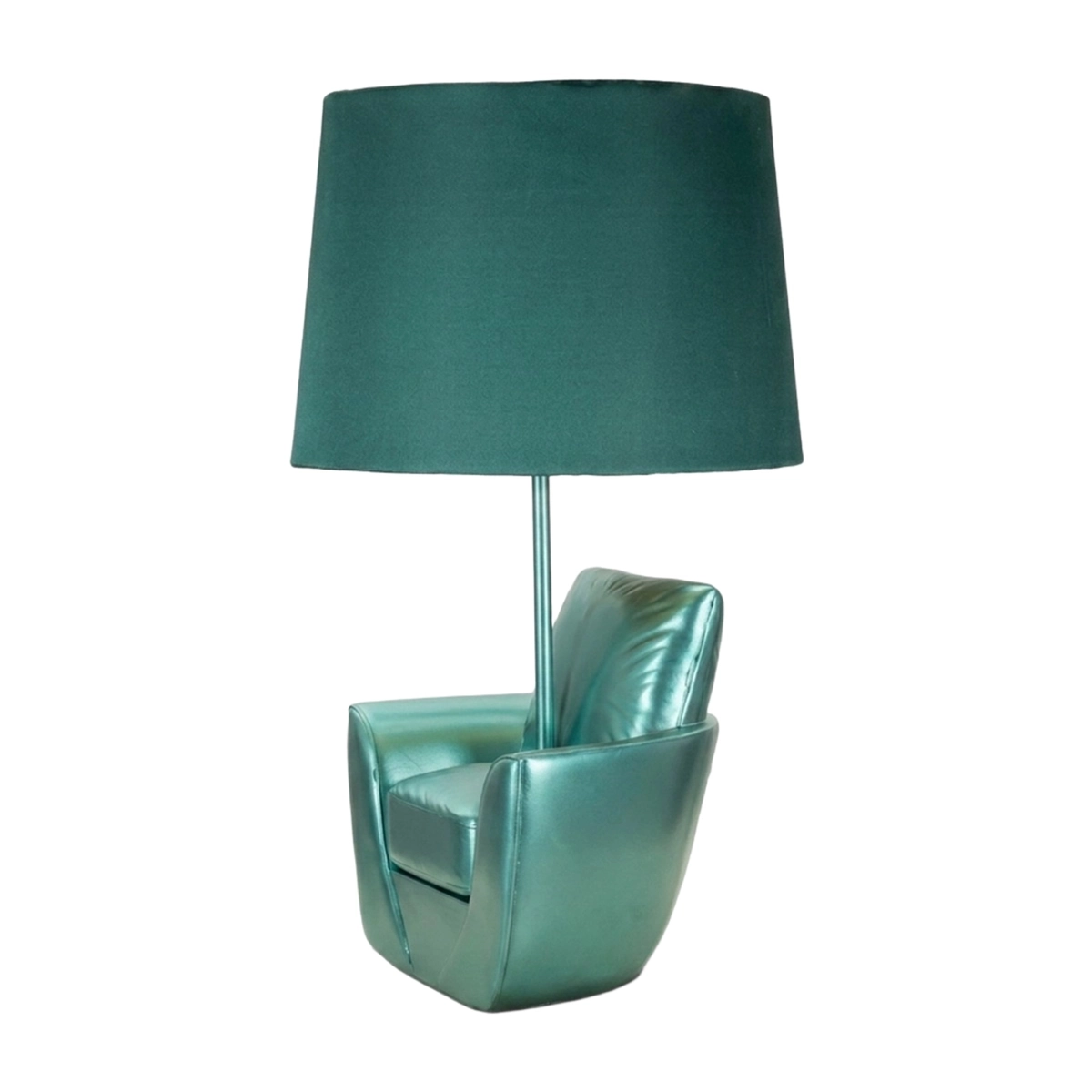 Midcentury Turchese Armchair Table Lamp by Mauro Ferretti — 5
