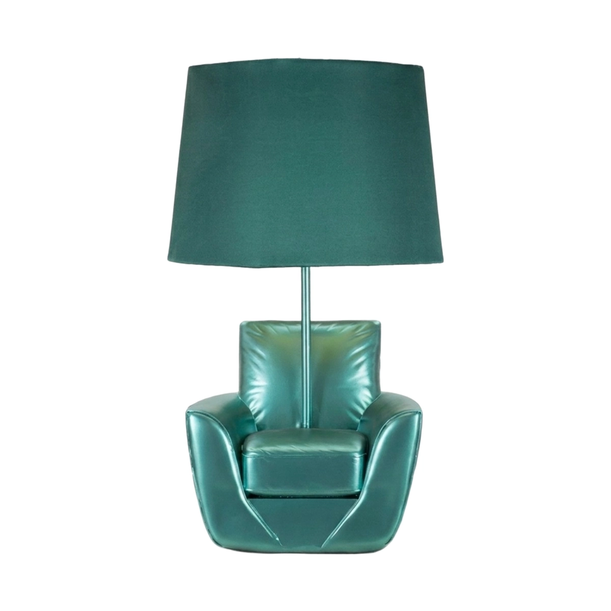 Midcentury Turchese Armchair Table Lamp by Mauro Ferretti — 1