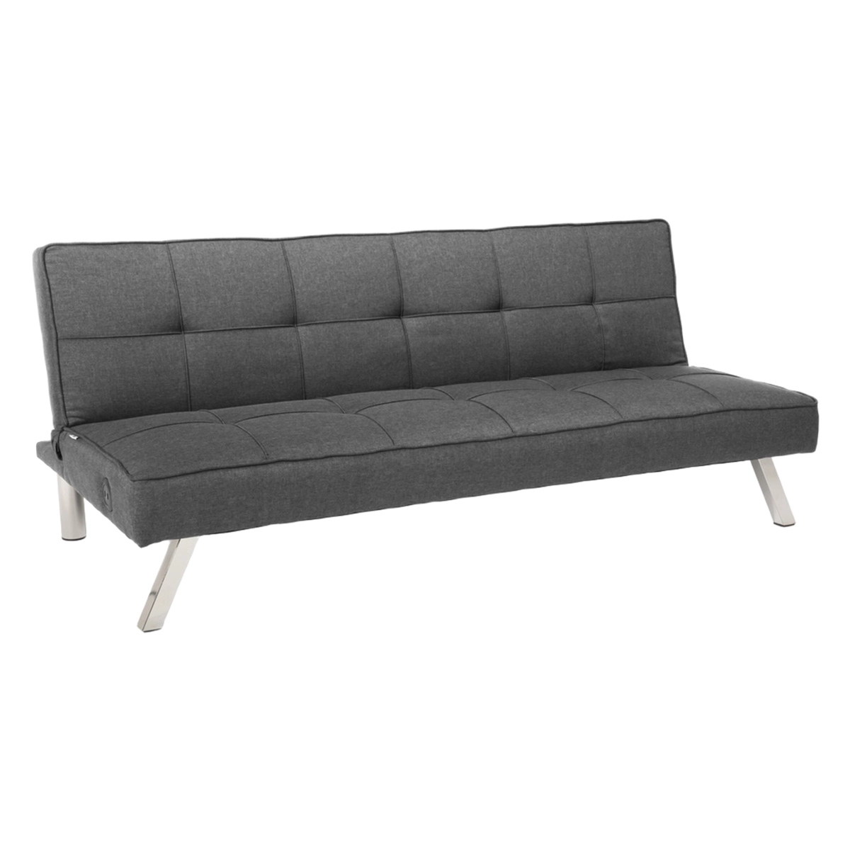Astralis 2-Seater Fabric Sofa Bed with USB Port — 1