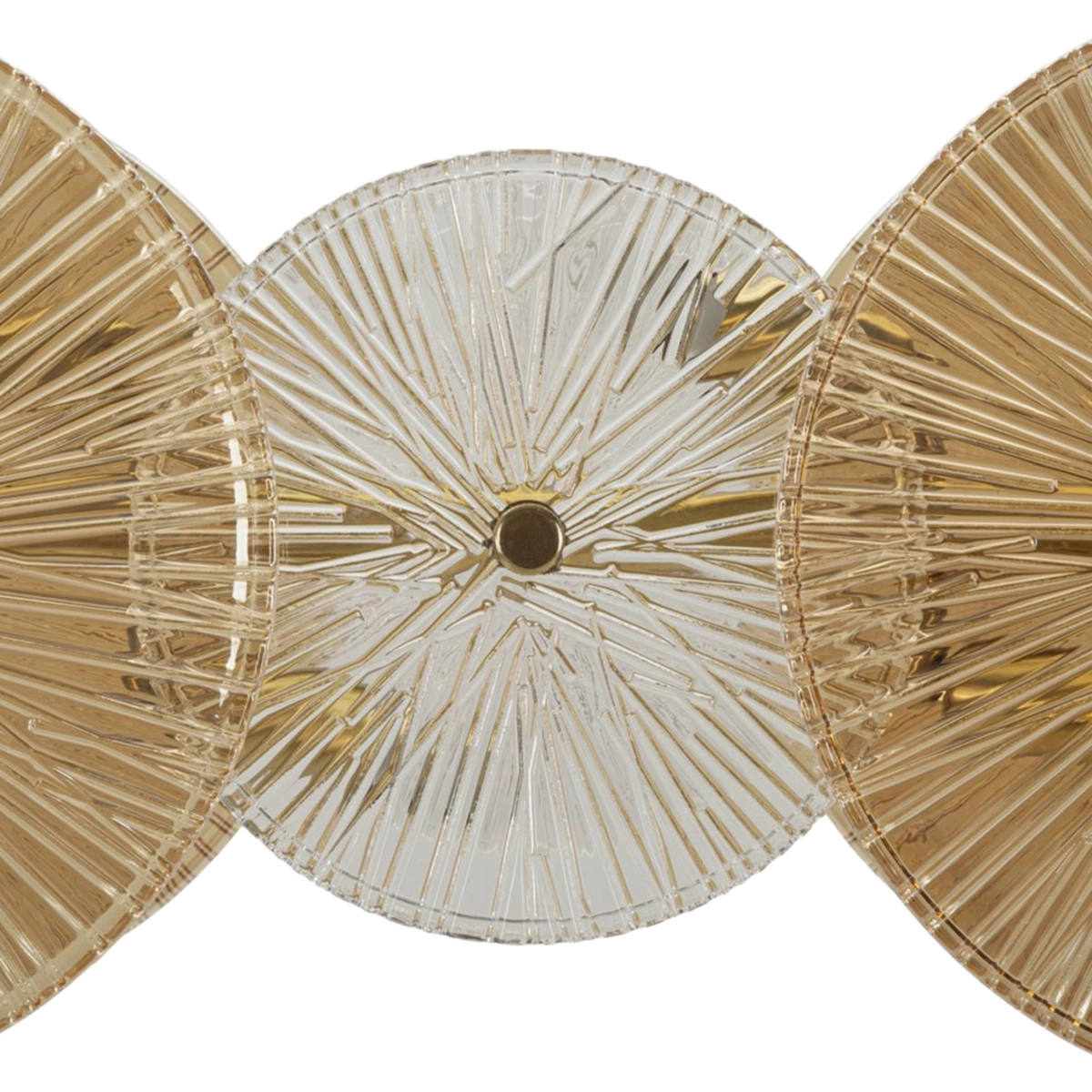 Osaka Modern Pendant Light with 8 Lights in Glass and Iron — 4