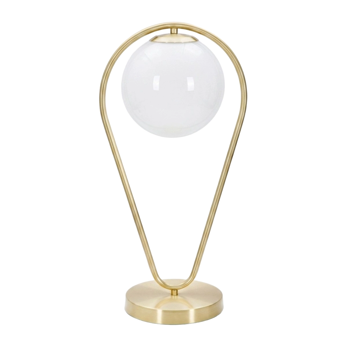 Glamy Drop Modern Table Lamp in Metal and Vetro — 1