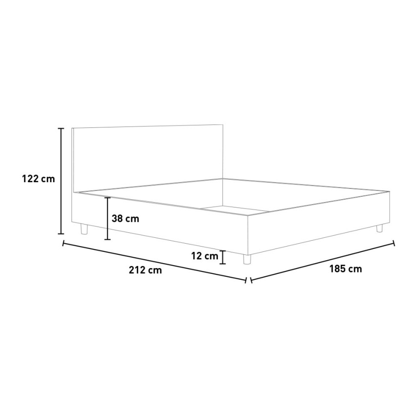 Sunny Itamoby Faux Leather Storage Double Bed 170x200 — 7
