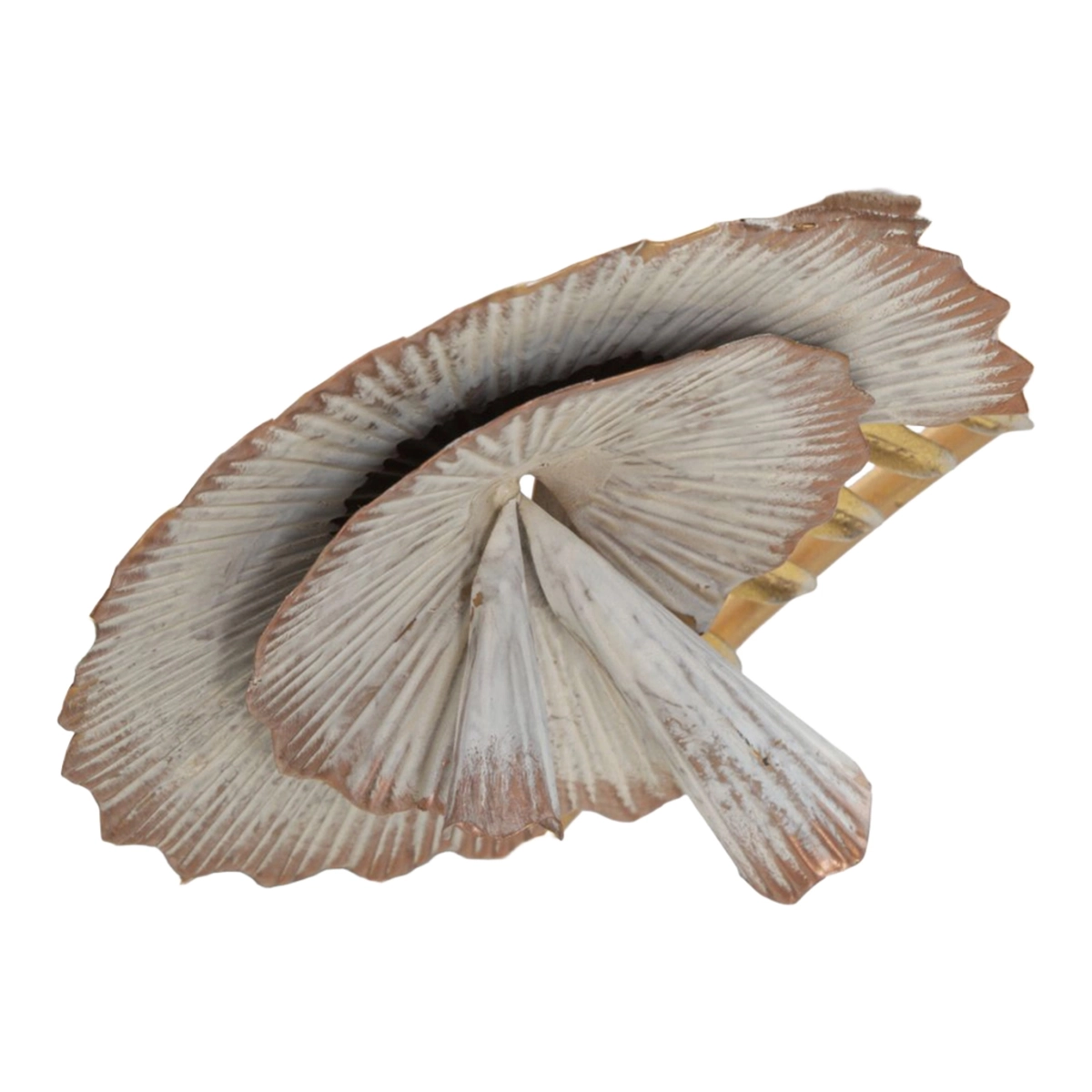 Butterflies Wall Mounted Bedside Table in Metal and Glass Mauro Ferretti — 4