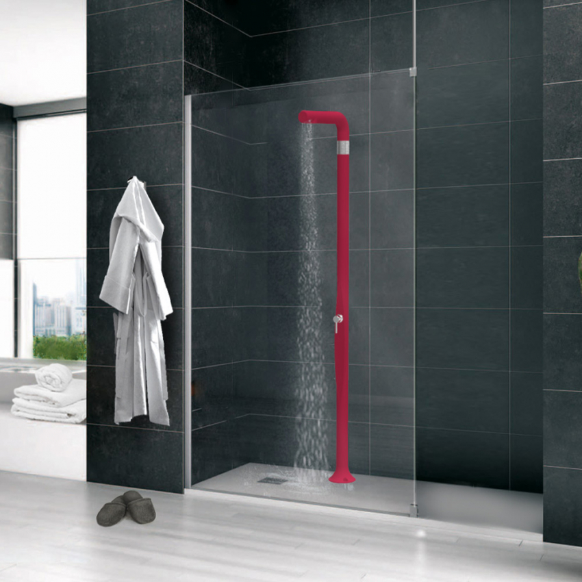 Modern design outdoor shower with water mixer Arkema Design Funny Yang T205 — 4