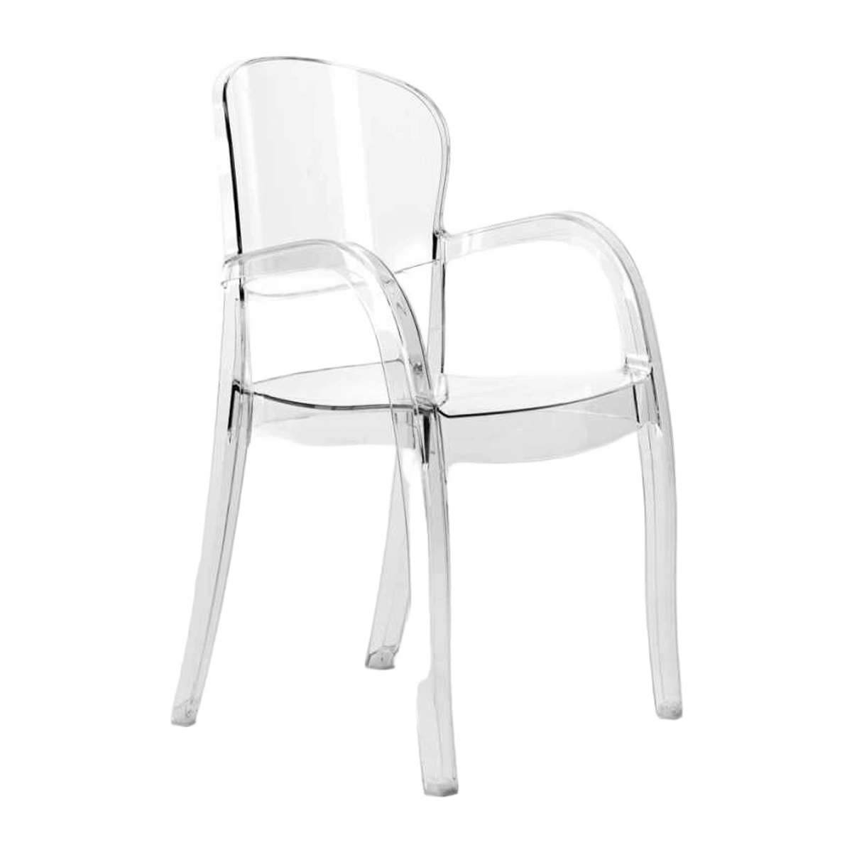 Set of 20 Grand Soleil Joker Transparent Armchairs for Restaurants and Cafes — 4
