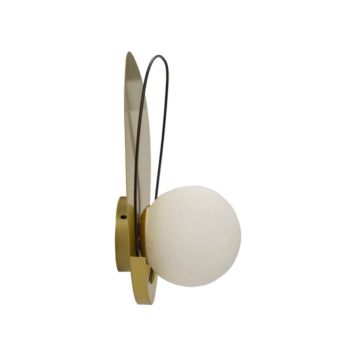Circly Indoor Wall Lamp in Metal and Glass — 4