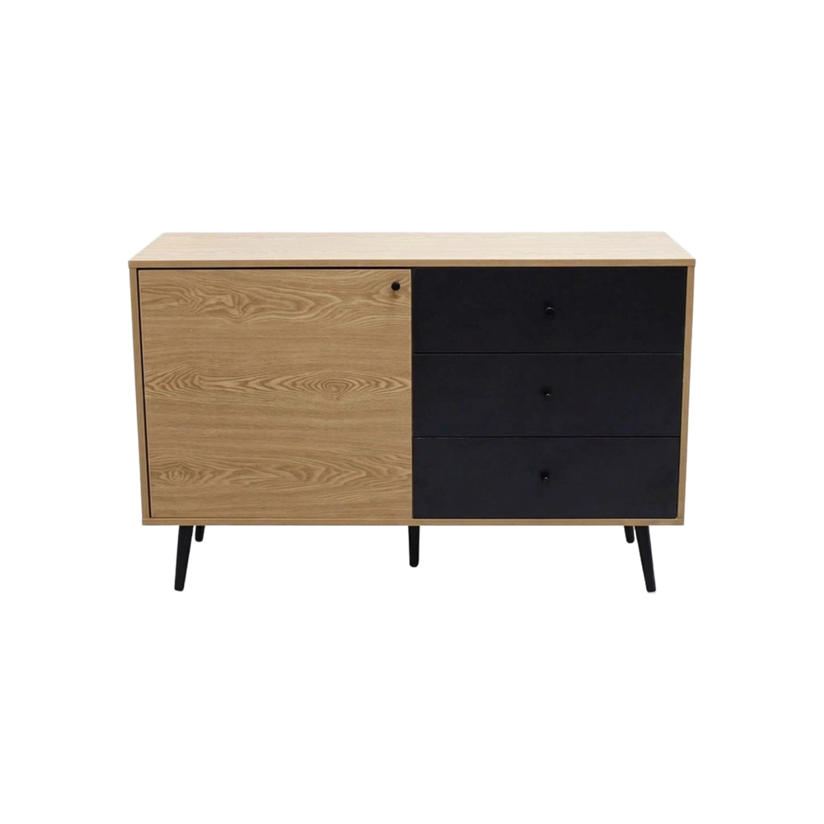 Modern Living Room Sideboard with Door and 3 Drawers Evan — 5