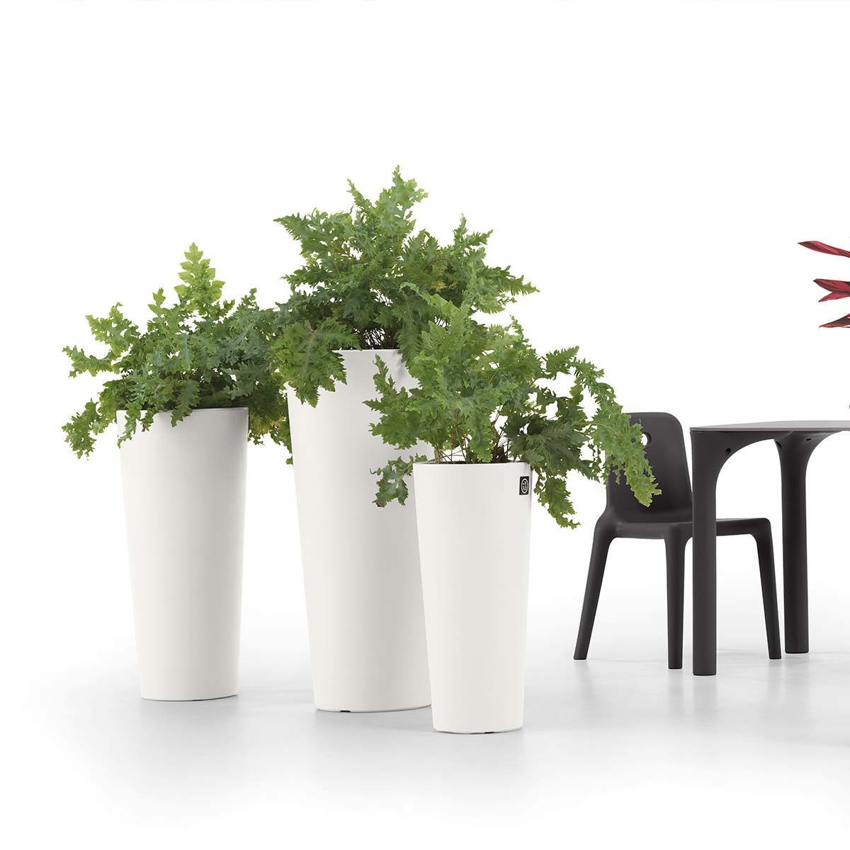 Gaia 85 Tall Garden Planter in Shockproof Polyethylene — 3