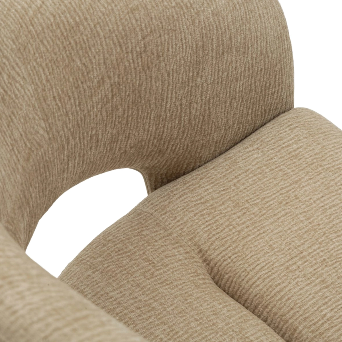 Modern Upholstered Armchair Dubai Poise with Armrests — 7