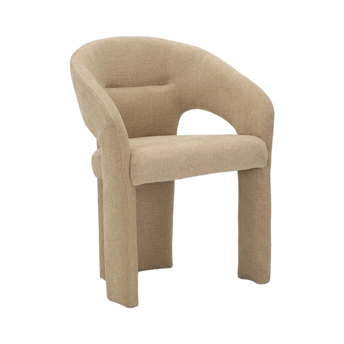 Modern Upholstered Armchair Dubai Poise with Armrests — 1