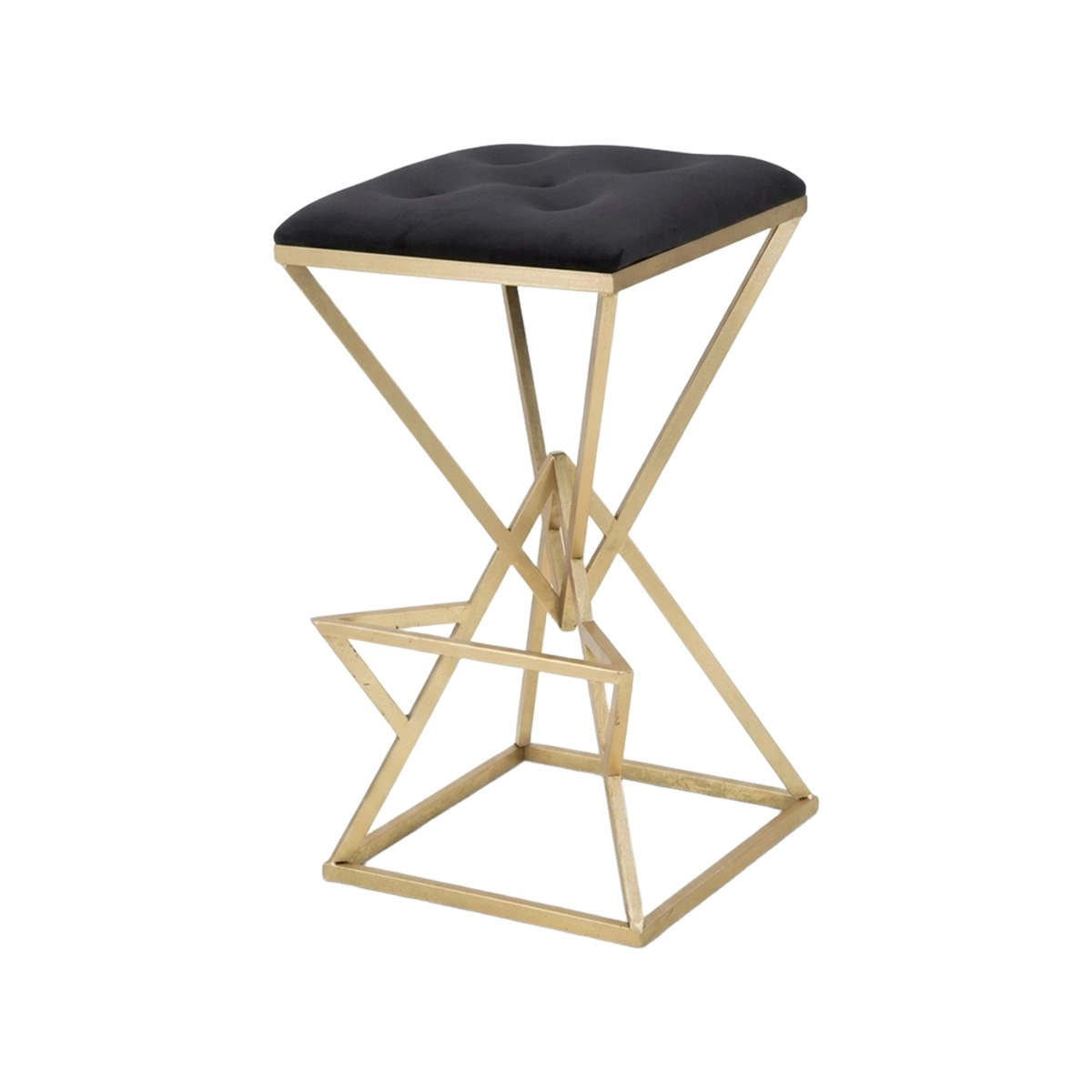 Piramid Upholstered Bar Stool in Metallo by Mauro Ferretti — 3