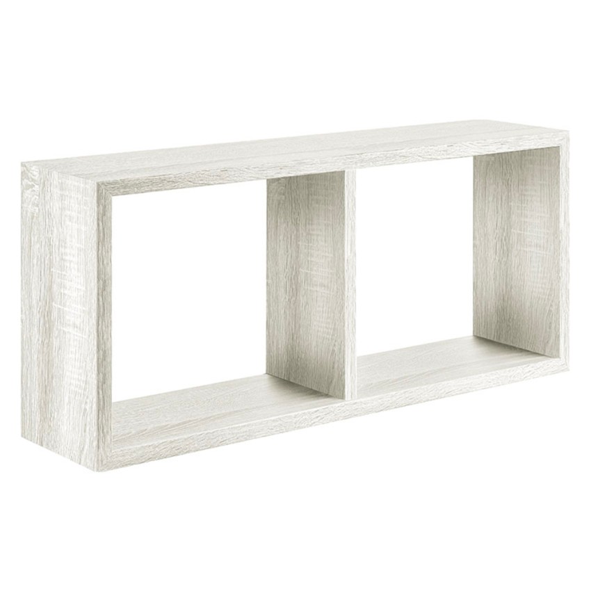 Morgana Maxi Modern Rectangular Wall Cube Shelf with 2 Compartments — 3