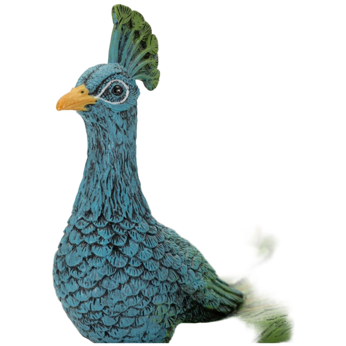 Peacock Jewel Decorative Peacock Tray in Resin — 4