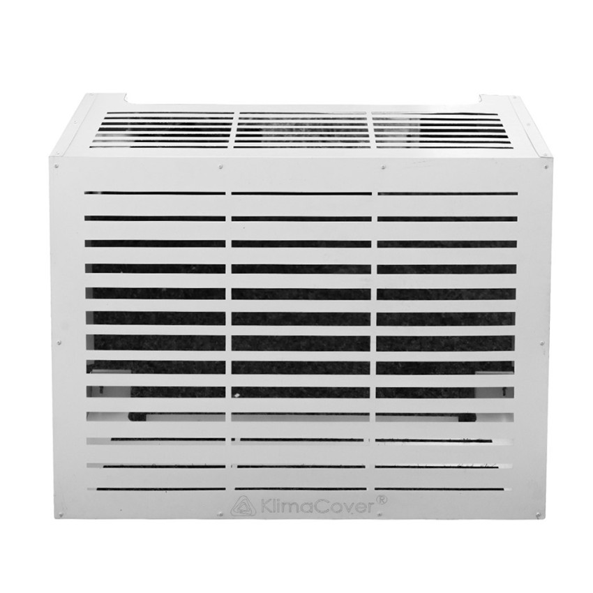 Outdoor AC Unit Cover Linear M Divina Home Aluminum — 4