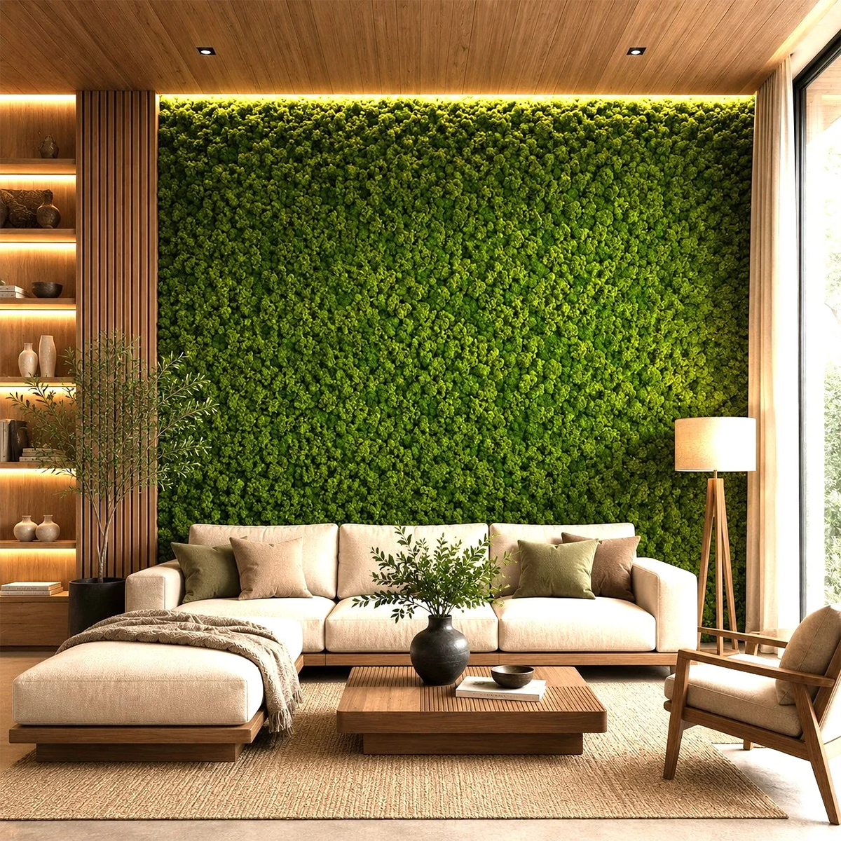 Decorative synthetic moss acoustic panels Stark — 4