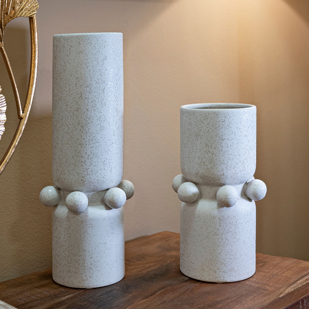 Bubbles modern design matte ceramic vase — 2