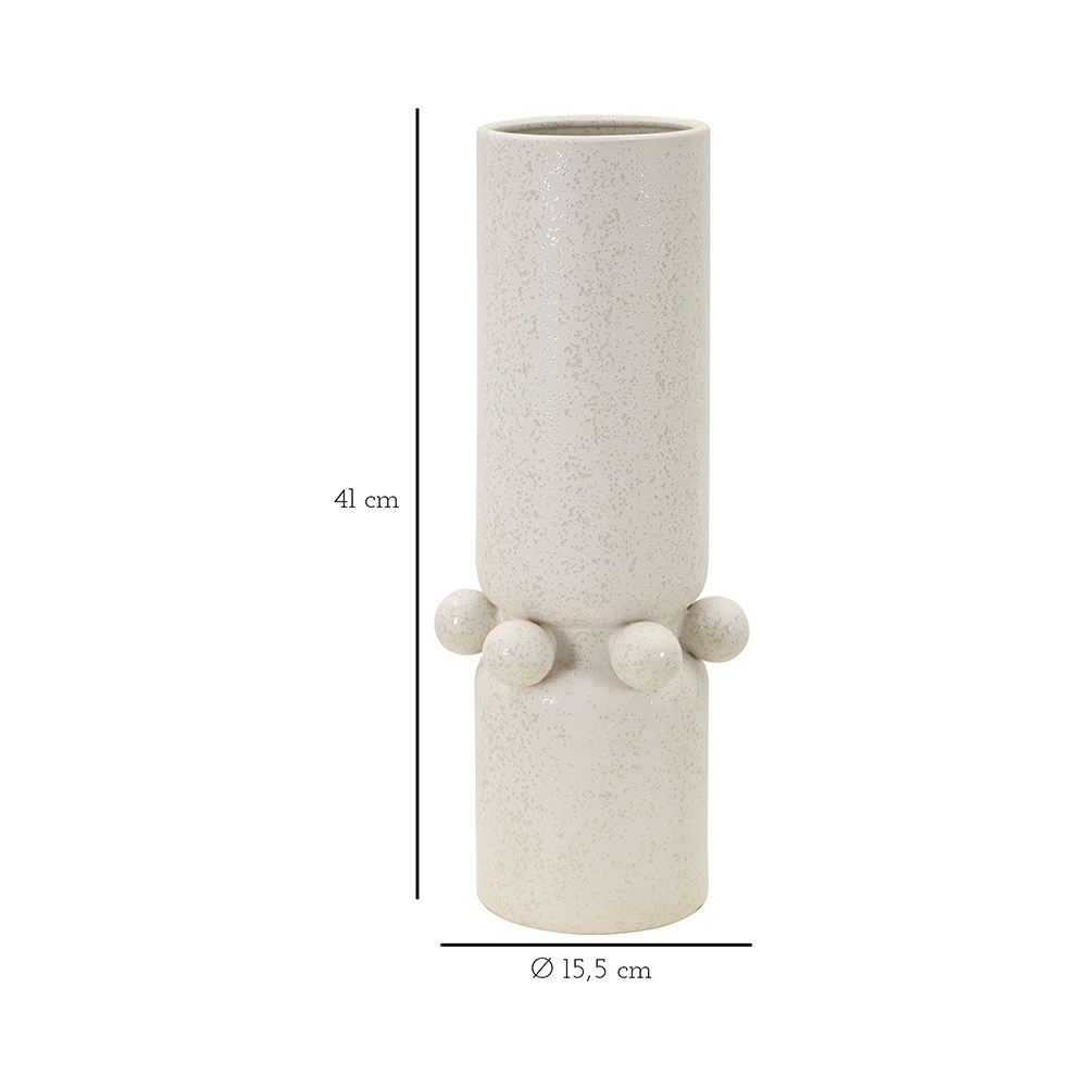 Bubbles modern design matte ceramic vase — 6