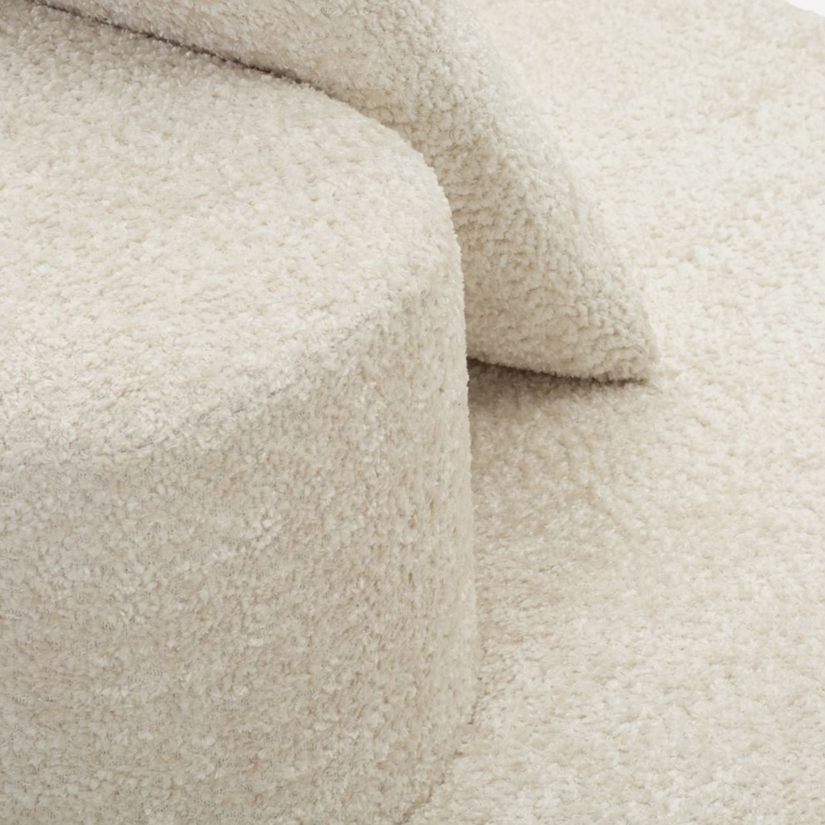 Island Modern 3 Seater Bouclé Sofa 238 cm Mauro Ferretti — 4