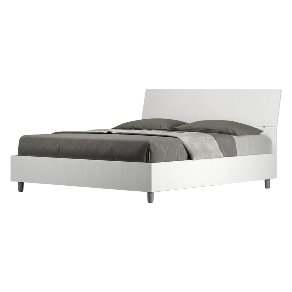 Demas Double Bed 160x190 cm with Inclined Headboard without Slats — 1