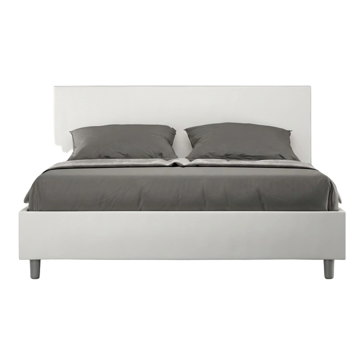 Adele M 160x190 Double Storage Bed in Faux Leather — 1