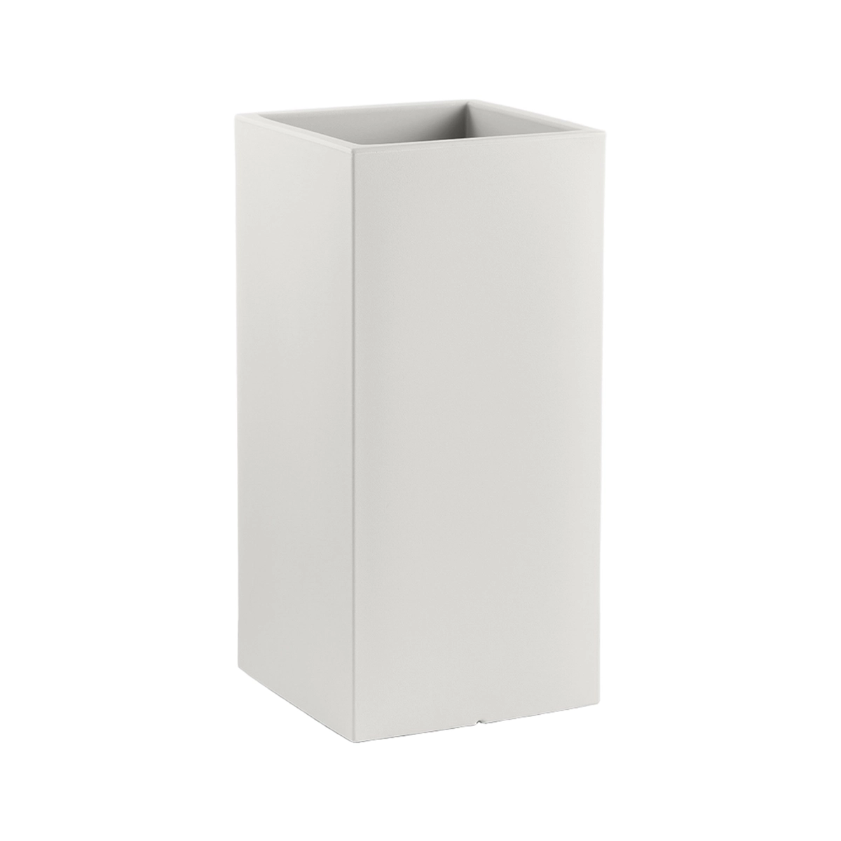 Tall Square Outdoor Planter in Polyethylene Loto LYXO 85 cm — 1