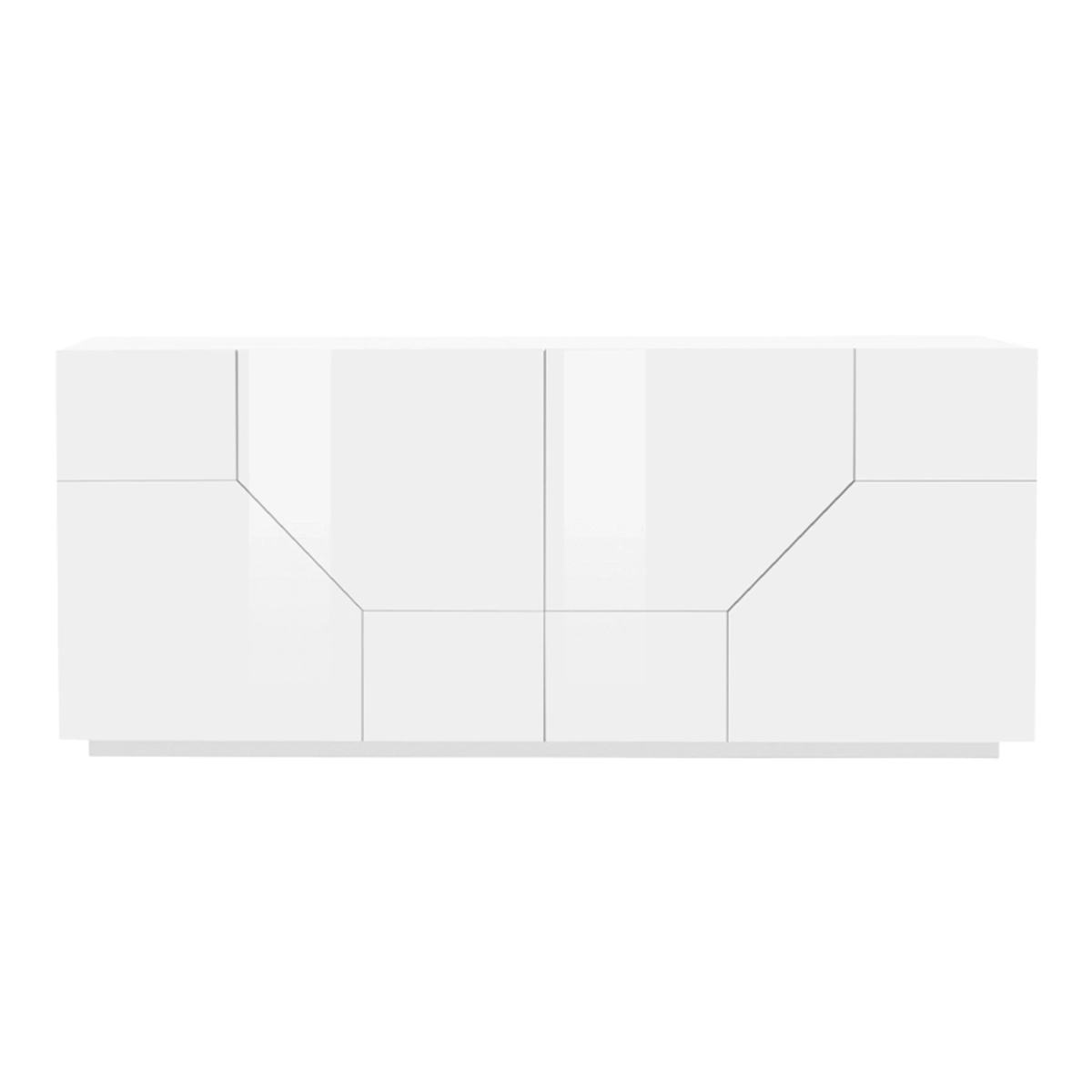 Modern Sideboard 200x43cm 4 Doors Living Room Kitchen Hariett — 7
