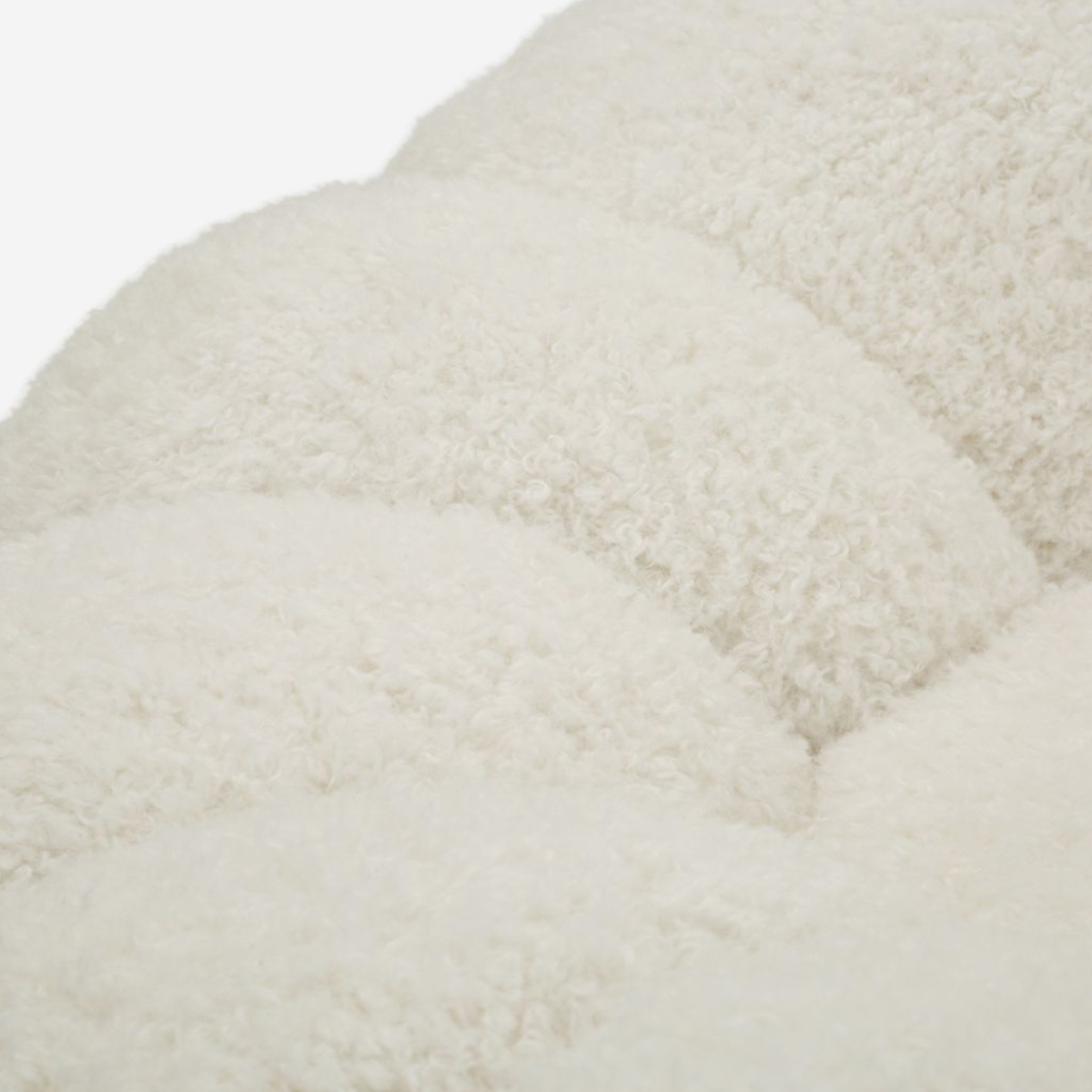 Boubble Ivory Modern Upholstered Living Room Armchair — 3