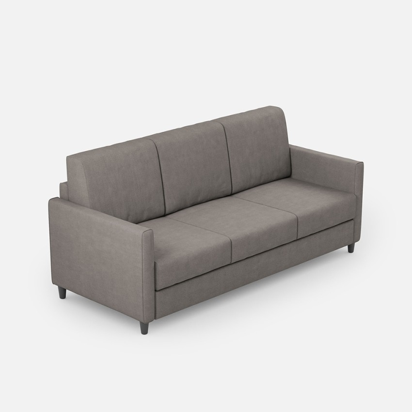 Modern 3-seater sofa 198cm upholstered fabric Karay 180 — 3