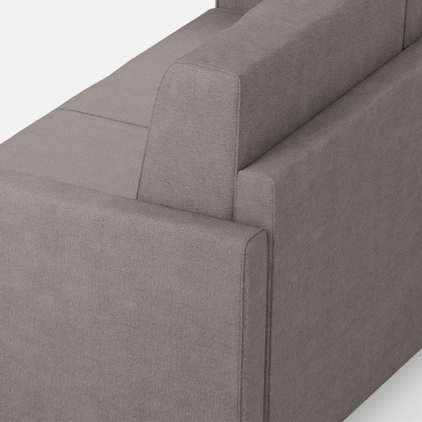 Modern 3-seater sofa 198cm upholstered fabric Karay 180 — 5