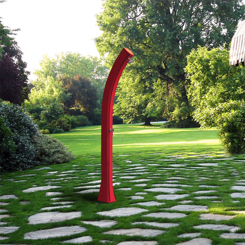 Outdoor solar shower with additional bottom tap and 35l tank Arkema Design Happy XL H420 — 8