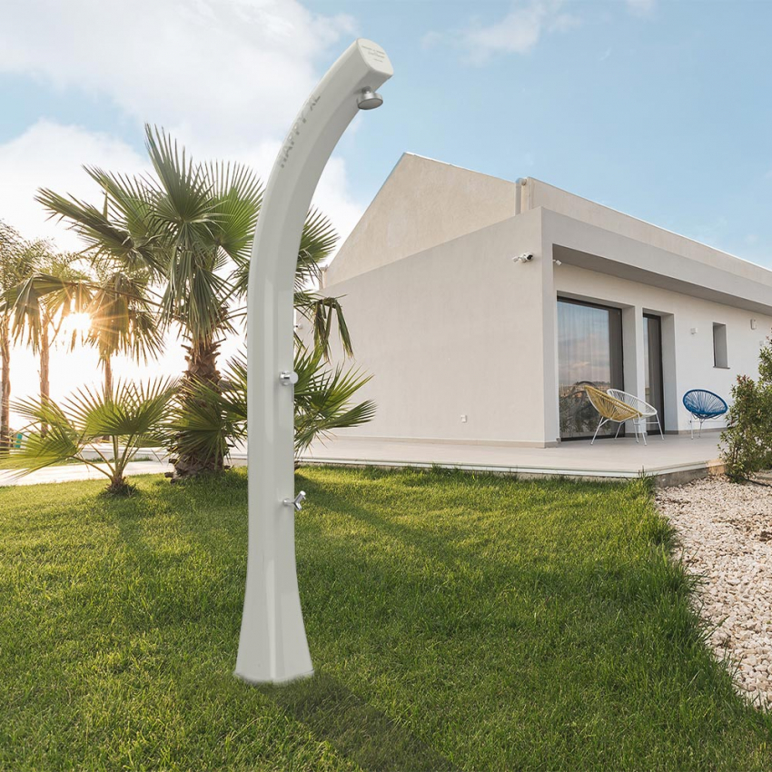 Outdoor solar shower with additional bottom tap and 35l tank Arkema Design Happy XL H420 — 9