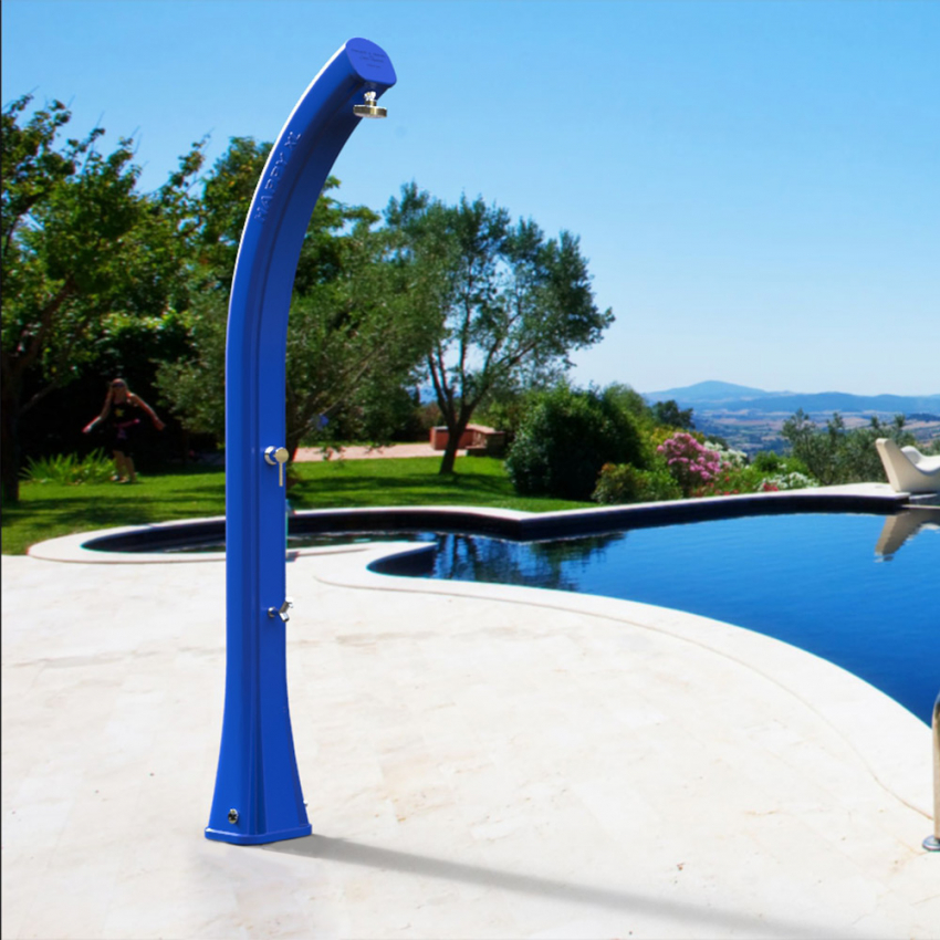 Outdoor solar shower with additional bottom tap and 35l tank Arkema Design Happy XL H420 — 6