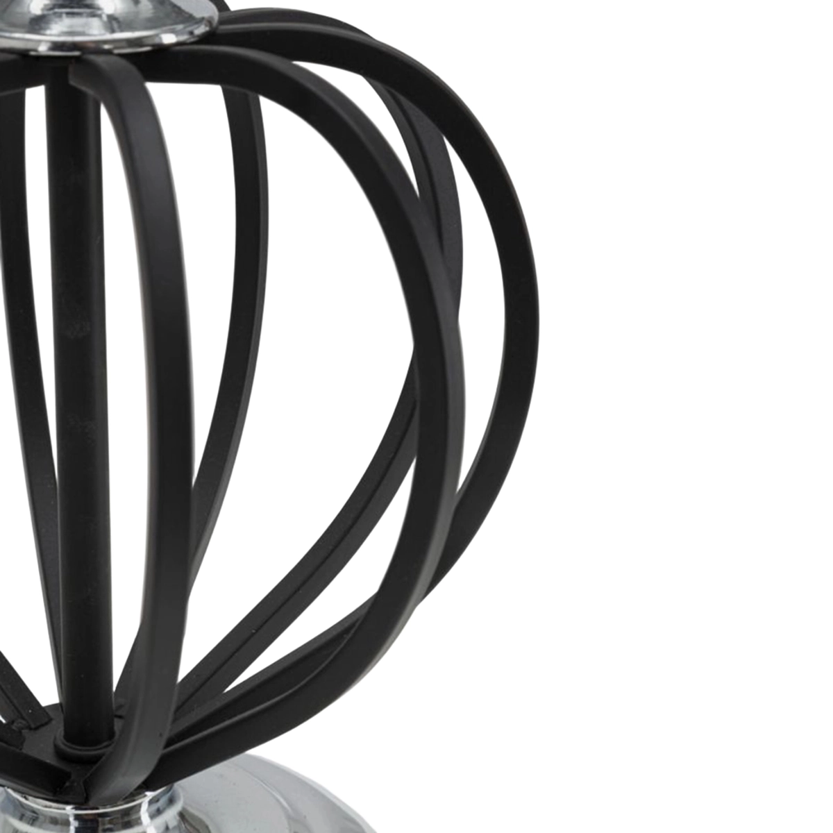 Darky Silver 44 Glam Table Lamp in Metal with Tessuto Shade — 6