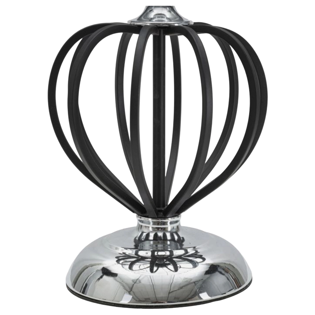 Darky Silver 44 Glam Table Lamp in Metal with Tessuto Shade — 5