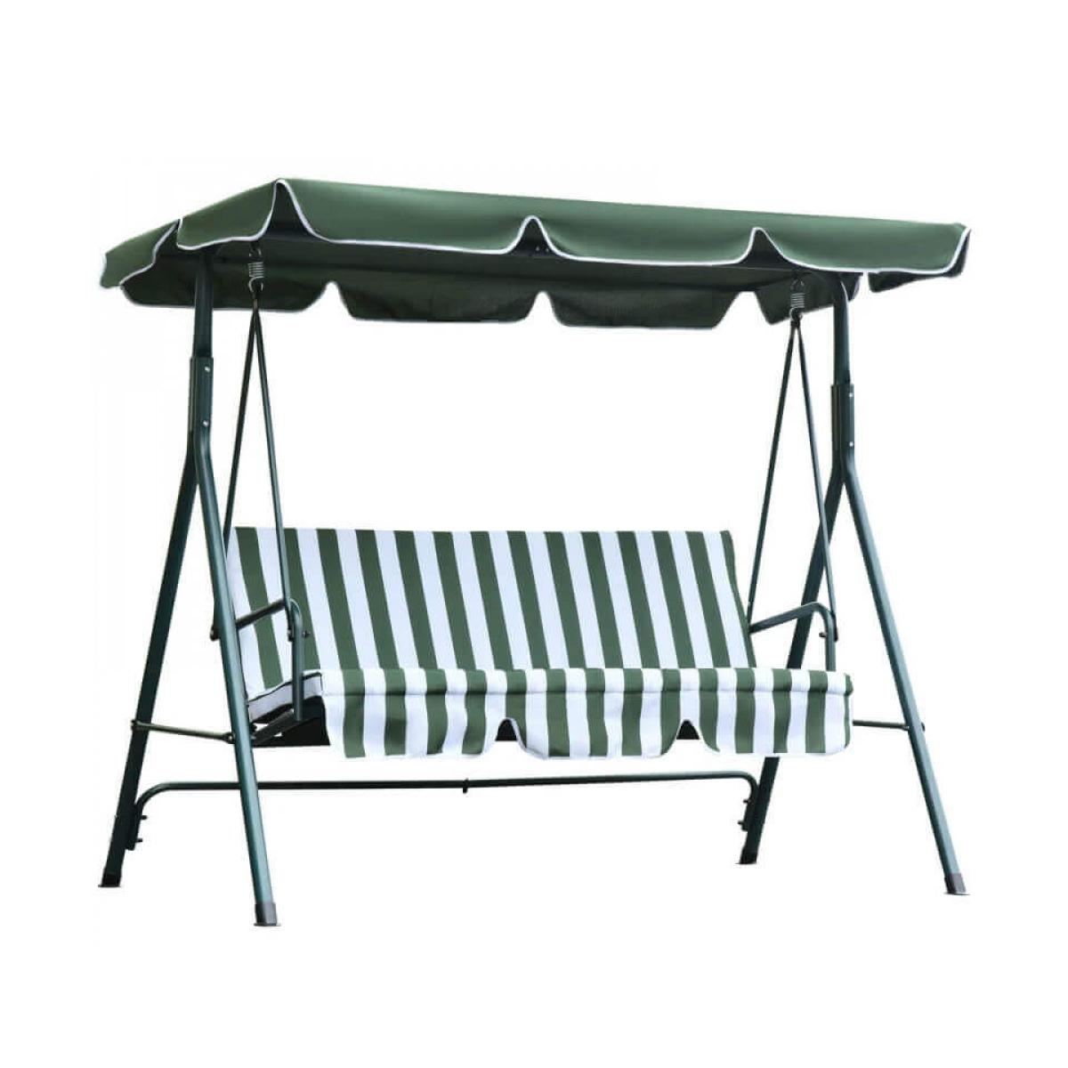 Cosma Green Garden Swing Chair with Removable Cushions — 3