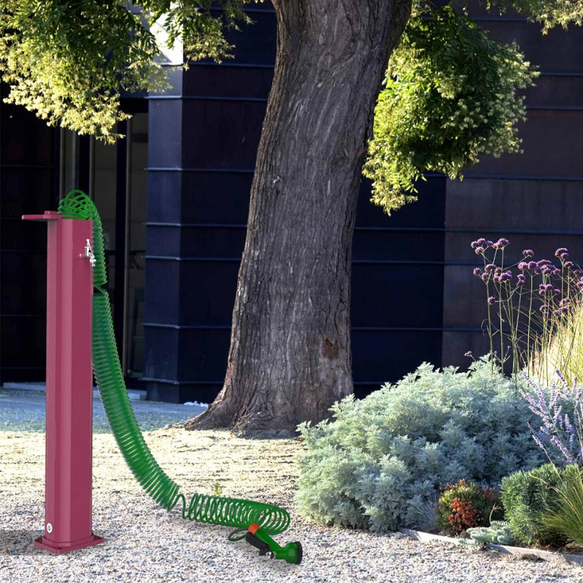 Garden fountain with spiral hose and garden tap Arkema Design Garden Surprise GS145 — 4