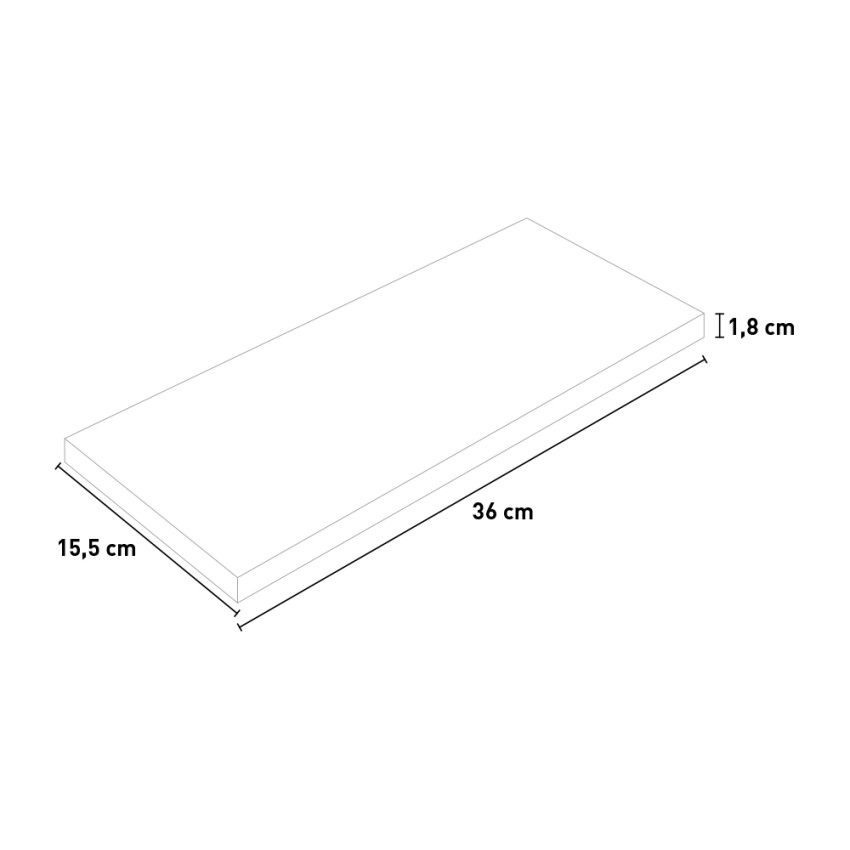 Modern Floating Wall Shelf SMART — 5