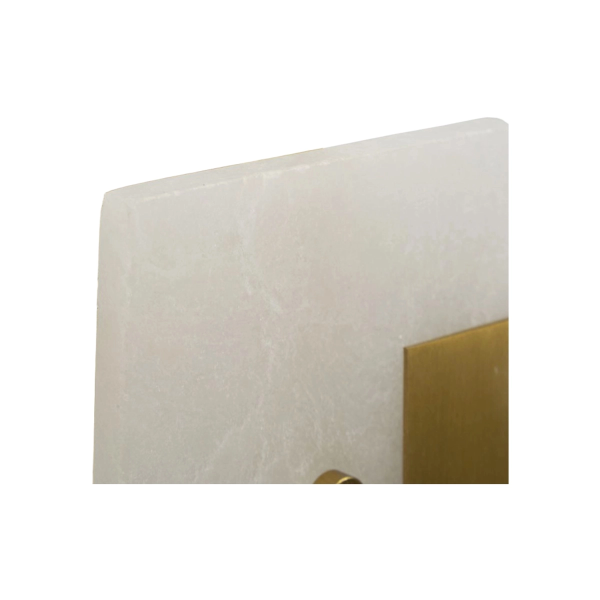Cube Wall Lamp in Iron and Frosted Glass — 4